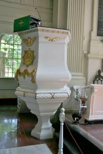 Pulpit in Christ Church, Philadelphia
