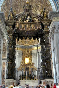 Canopy (baldachin) in the St. Peter's Basilica