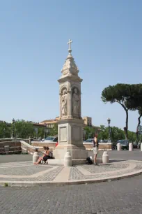 Colonna Infame, Piazza San Bartolomeo all'Isola, Tiber Island, Rome