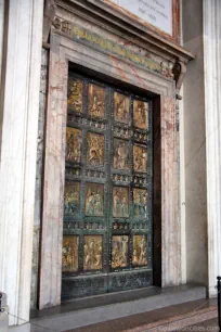 Holy Door of the St. Peter's Basilica in Rome