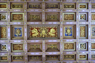 Ceiling of the Saint Paul outside the Wall church