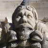 Detail of fountain at Piazza Navona