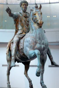Equestrian statue of Marcus Aurelius, Capitoline Museums, Rome