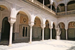 Central courtyard of the House of Pilate in Seville
