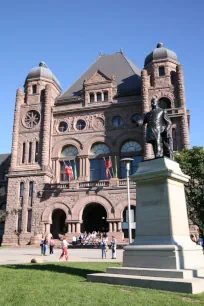 Whitney Statue in front of Legislative Building, Toronto