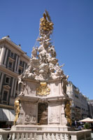 Plague Column, Graben
