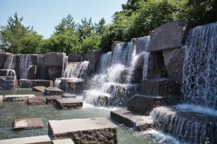 Waterfalls at the Franklin D. Roosevelt Memorial, Washington DC