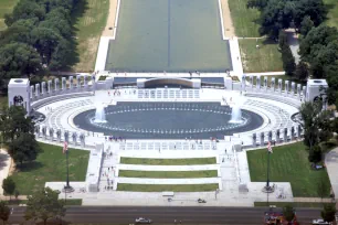 World War II Memorial seen from Washington Monument