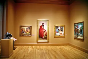 Art gallery in the American Art Museum, Washington, DC
